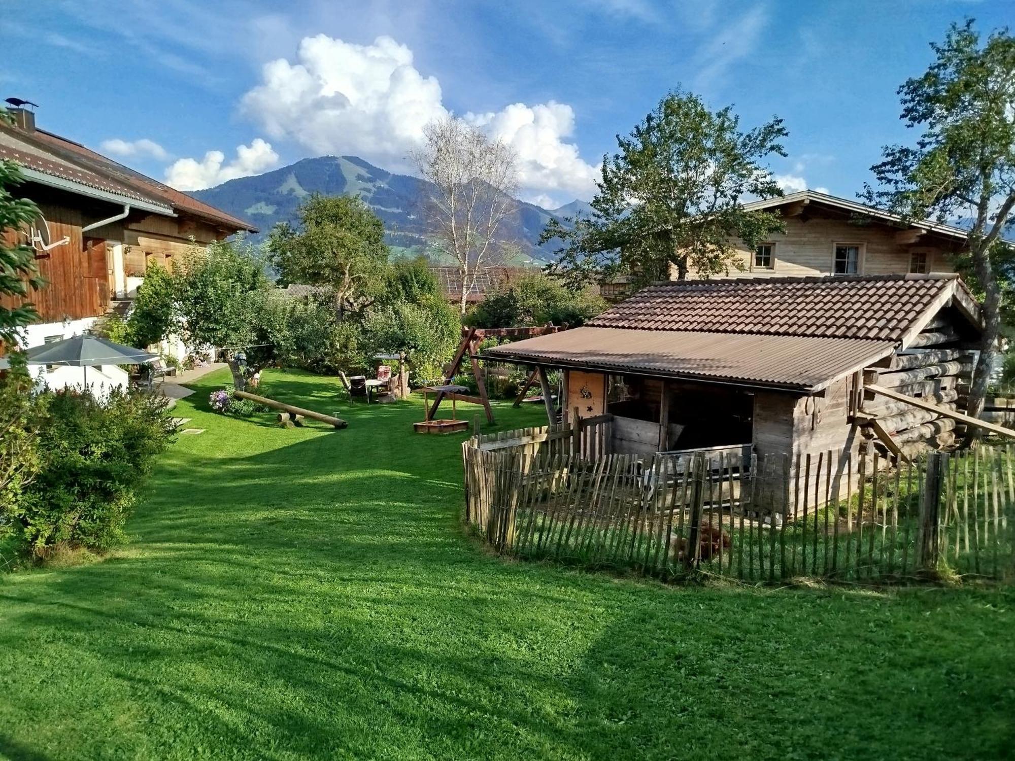 Ferienwohnung Biobauernhof Schuster Hopfgarten im Brixental Exterior foto