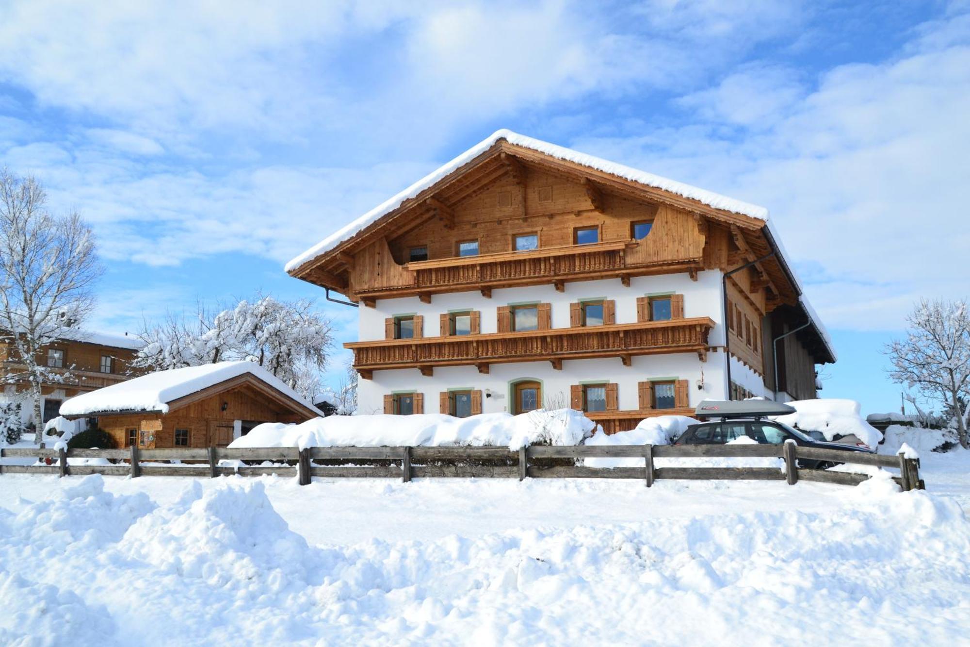 Ferienwohnung Biobauernhof Schuster Hopfgarten im Brixental Exterior foto