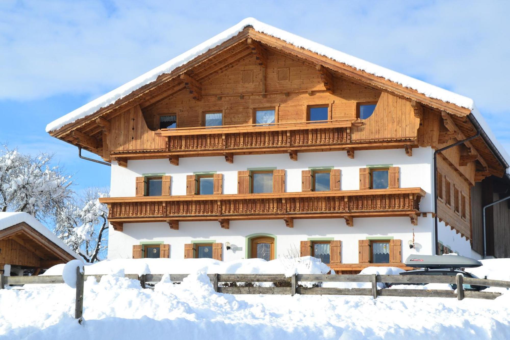 Ferienwohnung Biobauernhof Schuster Hopfgarten im Brixental Exterior foto