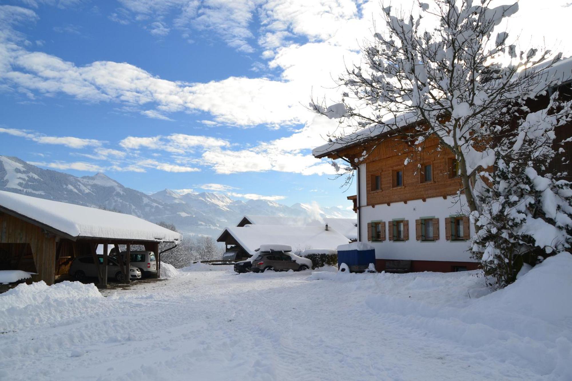 Ferienwohnung Biobauernhof Schuster Hopfgarten im Brixental Exterior foto